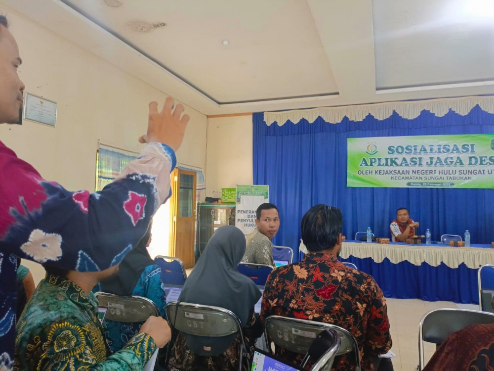 SOSIALISASI APLIKASI JAKSA JAGA DESA